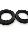 Top Shelf Washer Tub Bearing And Seal Kit Quashes That Bad Rattling Noise Real Quick Compatible With Whirlpool Maytag Setups Part Numbers W10772619 W10290562 features two black rubber seals.