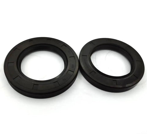 Top Shelf Washer Tub Bearing And Seal Kit Quashes That Bad Rattling Noise Real Quick Compatible With Whirlpool Maytag Setups Part Numbers W10772619 W10290562 features two black rubber seals.