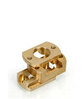 Level Up 3D Prints With Kickass T8 Z Axis Lead Screw Oldham Coupling Connector Designed For Blv And Ender Desktop Models To Crush Vibration Wobble And Delight You With Smooth Perfect Moves Every Time For Amazing Precision Printing Adventures. gold metal T8 Z-axis Oldham coupling connector for Ender 3/BLV 3D printer lead screw
