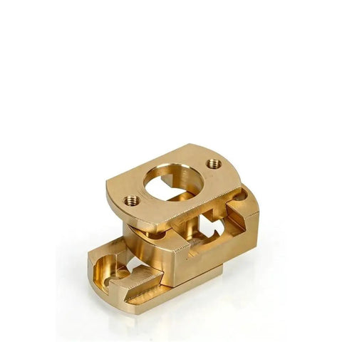Level Up 3D Prints With Kickass T8 Z Axis Lead Screw Oldham Coupling Connector Designed For Blv And Ender Desktop Models To Crush Vibration Wobble And Delight You With Smooth Perfect Moves Every Time For Amazing Precision Printing Adventures. gold metal T8 Z-axis Oldham coupling connector for Ender 3/BLV 3D printer lead screw