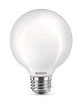 Frosted G25 LED Bulb with E26 base, energy efficient lighting for homes and offices, non dimmable, eye comfort, flicker free