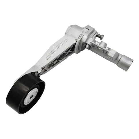 Get Your Mini R55 R56 And R59 Rolling Smooth Again With This Sick Drive Belt Tensioner Pulley showing a side view of the metallic component.