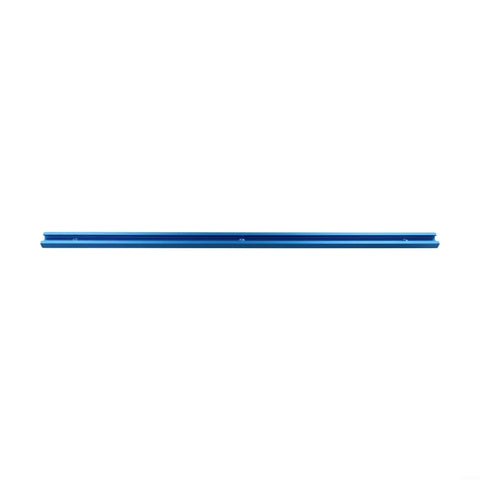 Blue Double T Track Miter Gauge 500mm Aluminum Alloy T Slot, precise guide rail for woodworking jigs and router table.