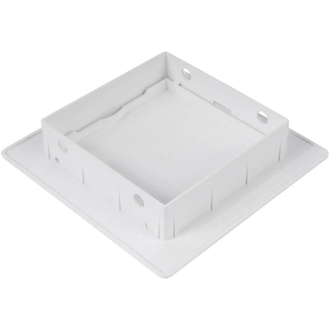 4 X 4 White Square Access Panel For Drywall Made From Tough Abs Plastic With A No Sweat Setup That Drops Right In Fast.