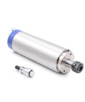 Water Cooled Spindle Motor 2.2kW 220V D80mm With 4 Ceramic Ball Bearings 24000 Rpm 0.01mm Runout 400 Hz Heavy Duty For Wood And Aluminum Milling Inverter Ready