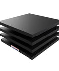 Heavy Duty Rubber RV Jack Flex Pads 12 Inch 4 Pack Grippy Non Slip Shock Absorbing Stabilizer Mats for Camper and Trailer Prevent Sinking