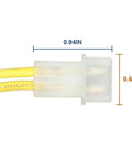Top Shelf Replacement Alternator Coil Stator For John Deere Gt235 Lt166 And Craftsman V Twin Mowers Replaces 592830 696458 691064 393295 connector with yellow wire, size 0.94in by 0.6in