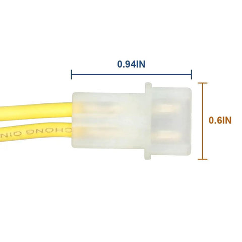 Top Shelf Replacement Alternator Coil Stator For John Deere Gt235 Lt166 And Craftsman V Twin Mowers Replaces 592830 696458 691064 393295 connector with yellow wire, size 0.94in by 0.6in