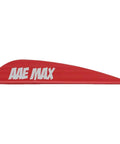 Max Stealth Red 2.7 Inch Fletching Vanes For Arrows Pack Of 50 Ready To Go For Quick Install And Smooth Arrow Flight Performance Durable Construction