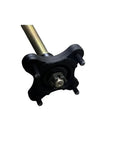 Rear Axle Assembly for 2007 and 2006A Models, Built Tough for Durable Differential Power Transfer to Rear Wheels, Easy Fit, High Strength Construction for a Smooth, Reliable Ride. black steel axle end with studs