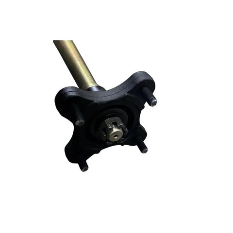 Rear Axle Assembly for 2007 and 2006A Models, Built Tough for Durable Differential Power Transfer to Rear Wheels, Easy Fit, High Strength Construction for a Smooth, Reliable Ride. black steel axle end with studs