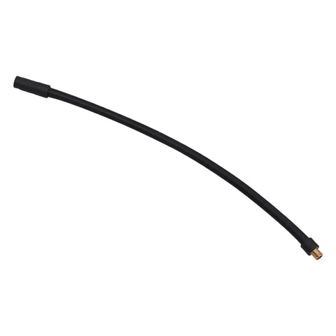 Durable Heavy Duty Metal PVC Air Hose For Car Bike Tyres Fits Any Pump With Threaded No Leak Design Keeps Cold And Hot Summer Weather Sealed Perfect For Rapid Inflation On All Vehicles black hose with threaded brass end