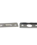 Stainless steel strike plate and drive in ball latch for 4 Sets Small Closet Door Ball Catch Kit In Stainless Steel With Strike Plate Drive In Ball Latches Hardware Brushed Finish And Satin Nickel Facing For Cabinet And Closet Doors Easy Install Hardware Solution