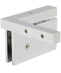 Senior Cardiff Chrome Offset Wall Mount Hinge For 12 Mm Glass Shower Doors With Back Plate Self Centering Right Hand Mount Beefy Heavy Duty Glass Door Hardware, chrome hinge