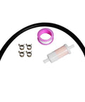 Outboard Fuel Line Hose Kit With 12 Liter Tank And 3 Gallon Capacity, 5 Sixteenth Inch Line, 10 Foot Length, fuel line components