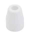 White ceramic nozzle for plasma cutting, part of Premium 46-Piece Plasma Cutter Consumables Kit For Cut40 Plus Cut50 And 40D Machines.