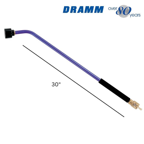 ColorMark Soft Rain Watering Spray Wand 30 Inch Gold Lightweight Yet Durable With One Touch Lever Valve 8 Inch Foam Grip