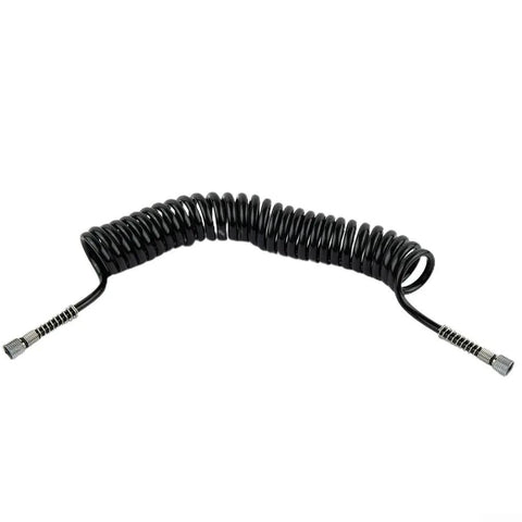 Pro Grade Pu Airbrush Hose With Snap Tight Quick Connects For Zero Sweat Leak Free Action And Nifty Flex Appeal Plus Inch Eight Female Bsp Ends, coiled