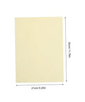 Two Part Carbonless Paper Writing Pads For Handwritten Notes And Duplicate Copies, A4 Size white/yellow sheet, 21x30cm