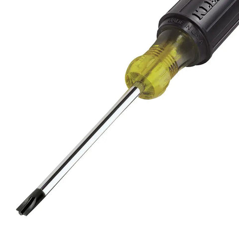 Combination Tip Screwdriver Set With 4-Inch Fixed Blade Drivers No. 1 And No. 2 Tips Cushion Grip Handles Made In USA Pro Grade