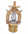 Rock Solid Copper Pendent Fire Sprinkler Head Standard Response Dn20 Male Thread 74C quick release view showing detailed structure and male thread.
