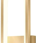 Super Tight 16W Gold LED Wall Sconce With Dimmable Rectangle Frame And Switchable Warm Natural White Glow To Honestly Level Up Your Bedroom Or Living Room Setup With Zero Fuss At All.
