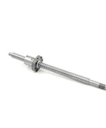 Beefy Flanged 1204 Ball Screw With Single Nut BK And BF10 For CNC Machining Crisp Smooth Low Friction Linear Motion Heat Treated Steel Build