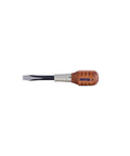 No Slack Rifle Scope Screwdriver Crafted From Usa Grade Chromium Vanadium Steel With Black Oxide Tips And Sturdy Hardwood Handles, side view.