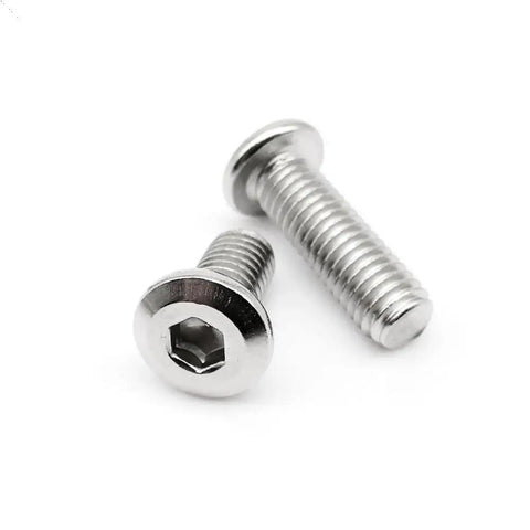 Flat Head Hex Socket Bolts Set M2 M2.5 M3 M4 M5 M6 M8 With Large Flange For Allen Head Connectors And Structural Fastening 304 Stainless Steel