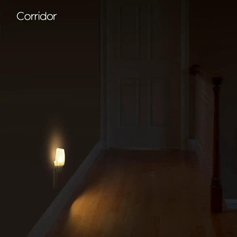 Plug In Night Light With Dusk To Dawn Sensor Warm 2700K Soft White Glow Energy Efficient Half Watt No Bulbs To Swap Ideal For Nursery Or Kids Room Bedroom Bathroom Hallway Stairs Kitchen 4 Pack illuminating corridor