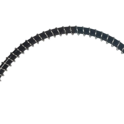 Heavy Duty Air Hose For Compressor Rock Solid Brass Lock Joints Hella Flexible Anti Kink Tubing coiled view showing flexibility and durability.