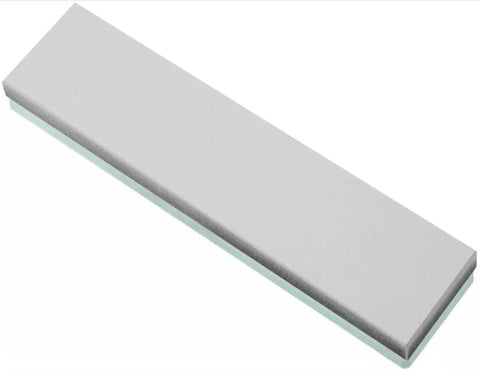 GlassStone 500 Grit Sharpening Stone WA 50102 For Knives And Tools, 210 X 70 X 10 Mm, 5 mm Abrasive Layer displayed at an angle