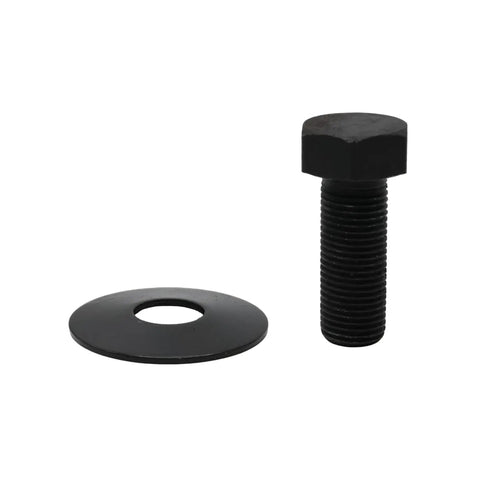 3 Pack Left Hand Thread Blade Bolts With Belleville Washers One Half Inch Diameter By One And One Half Inch Length Built Tough Mower Hardware For Finish Mowers Compatible With 502300 502301 502310 21 023 156026 502313 black bolt and washer