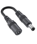 Rock Solid 22AWG DC Power Extension Cable With DC5.5 By 2.1 Mm Jack Copper Core Low Resistance Lead for electronics.