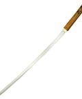 Stealth Action Ninja Katana Sword With Shirasaya Mount Rising Japanese Samurai Blade, 38.5 Inch, wood handle, carbon steel, side view
