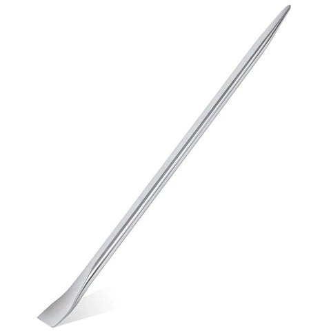 Heavy Duty 30 Inch Pry Bar With Seven Eighths Inch Diameter Chromium Alloy Steel Round Sleever Bar Crowbar For Prying And Aligning With Chisel End Providing Extra Leverage