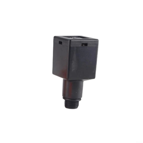 15.5mm Male Threaded Oil Breather Kit For Air Compressors - Black Plastic, Three Eighth Inch Thread, Plug-And-Play Breather, Oil-Resistant And Long-Lasting Body For Smooth Compressor Operation, front view