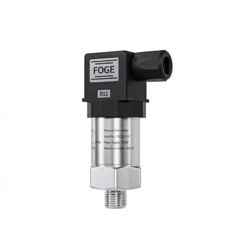 Industrial Grade Pressure Transducer With 0 To 232 PSI Range, 1 Quarter NPT Thread, Stainless Steel Gauge Sensor For Oil, Fuel, Water And Air