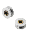 Upgrade Your Printer With GT2 Timing Pulley 20 Teeth 5mm Bore And 6mm Belt Kit Plus Idler Wheels Tensioners For Smooth Printing Action silver GT2 idler pulley wheel with bearing