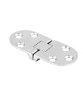 Marine Grade 316 Stainless Steel Door Hinges Mirror Polished Flush Mount 2 Pack For Cabin Hatch And Boat Compartments