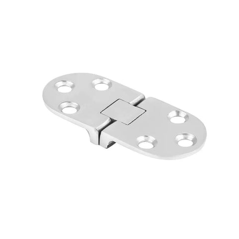 Marine Grade 316 Stainless Steel Door Hinges Mirror Polished Flush Mount 2 Pack For Cabin Hatch And Boat Compartments