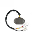 Voltage Rectifier And Regulator Kit For WR250F 2007-2013 with wires and connectors, black and gray rugged electrical accessory.