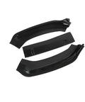 Front Bumper Lip Splitter Spoiler Kit For Audi A5 S5 A4 S Line B8 Series 2008 2017 Gloss Black 3 Piece Chin Air Dam Body Kit