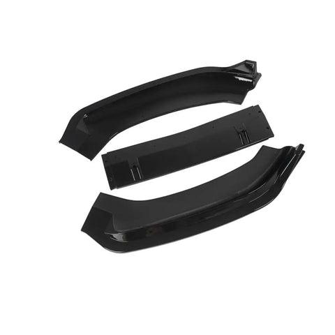 Front Bumper Lip Splitter Spoiler Kit For Audi A5 S5 A4 S Line B8 Series 2008 2017 Gloss Black 3 Piece Chin Air Dam Body Kit