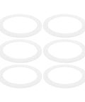 Stovetop Espresso Maker Silicone Gasket Six Pack Replacement Seal Ring Compatible With Bialetti Moka Express 9 Cup Imusa 9 Cup Pots And BC 9 Cup Models Durable Coffee Pot Gasket Set