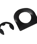 Footpeg Mounting Pins Kit With Clevis Pin, Spring Washer And Retaining Ring For Harley Rider And Passenger Footpegs, Black Components