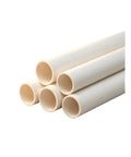 Built Tough Surface Mount Rigid Conduit Cable Protection Pipes Wire Management Electrical Setup 10 Pack, PVC tubes in a stack.