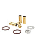 Tapered Brass Bushings For Twin Cam Motorcycle Rocker Arms To Quiet End Ticking Noise Replacement Set components on white surface