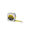 PowerLock Tape Measure 26 Ft By 1 In Wide With 7 Ft Standout Built Tough Mylar Coated Blade For Longevity Chrome High Impact ABS Case Tru Zero End Hook Cm Graduation For Easy Metric And Imperial Reading