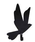 Premium Industrial Cast Iron Bird Wall Hook Hella Tough Metal Key Holder For Entryway Modern Wall Decor with sleek bird design.